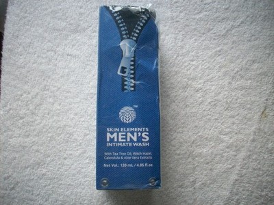 MEN'S Skin Elements Intimate Wash with Tea Tree Oil 120ml 4.05oz. NEW FREE SHIP