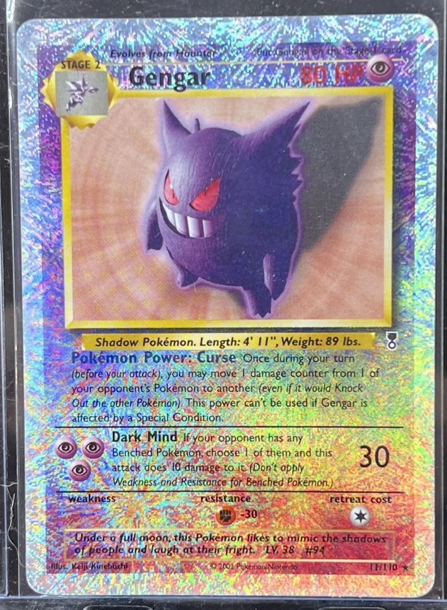 Gengar Pokémon TCG Legendary Collection Individual Collectible