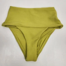 L*Space Desi Bikini Bottom High Waisted in Apple Green Size XS 
