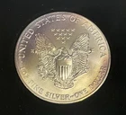 1992 U.S. Mint American Eagle 1992 1 oz .999 Fine Silver Bullion Coin Uncerted