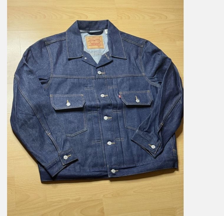 LEVIS Men&rsquo;s Trucker Type 2 Premium Denim Jean Jacket, Blue