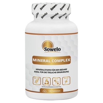 Mineral Komplex   Tab   9 Mineralstoffe für Knochen, Muskeln & Energie   Sowelo