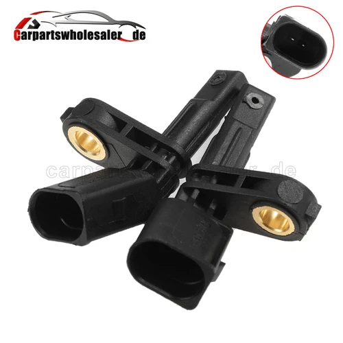 2x VW ABS Sensor Front Rear for Audi A3 Seat Skoda VW Golf V VI Multivan