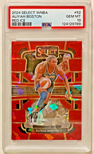 2024 Select WNBA #52 Aliyah Bostom Red Ice GEM MT PSA 10