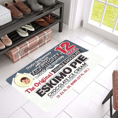 Vintage Style Eskimo Pie  Chocolate Ice Cream Bars Doormat Rug In / Out Decor