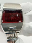SEIKO Alba AKA W670-4000, Vintage Red LED Digital Chrono, "Darth Vader,"  Japan