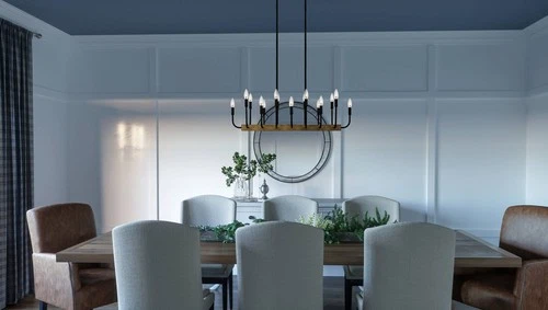 Quoizel Coda 39" Wide Matte Black 16-Light Island Chandelier - Picture 7 of 7