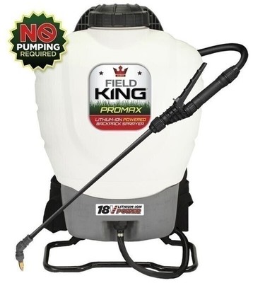 Field King 190515 Professionals Battery Powered Backpack Sprayer, 4 gal