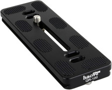 120Mm QR Quick Release Plate Dual Dovetail and D-Ring Screw Fits Arca-Swiss S...