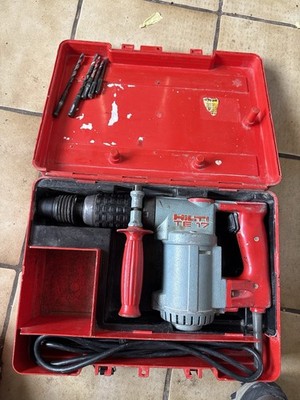 Hilti TE 17 Bohrhammer   funktioniert einwandfrei   mit Koffer und Bohrern