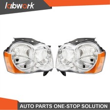Labwork Headlight Fit For Jeep Grand Cherokee 2008-2010 Halogen Lamps Leftright
