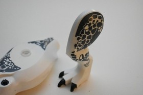 Unbranded Jurassic World Indominus Rex White Dinosaur Custom Lego Figure 75919