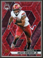 2025 Panini Mosaic - Brian Robinson Jr. #143 Red Scope Prizm