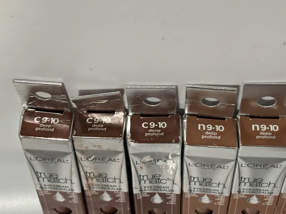 6x L'Oreal True Match Eye Cream In A Concealer (3) Deep C9-10 & (3) Deep N9-10 - Image 3 of 3
