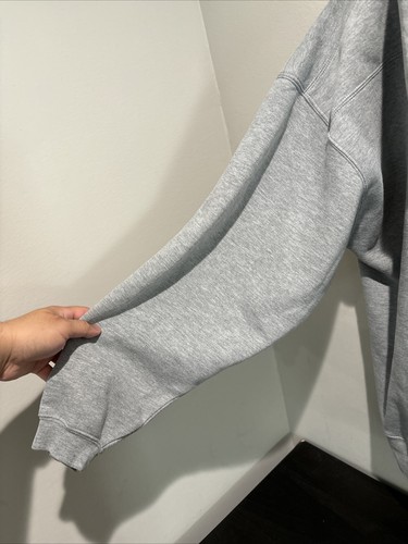 Yankees x Adidas vintage big logo hoodie New York baseball XL Gray - Picture 11 of 14