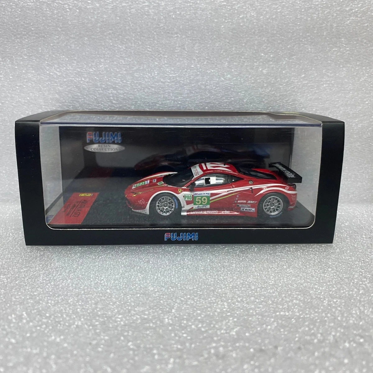 Fujimi 1/43 Ferrari 458 Italia GT2 – Le Mans 2013, N°81 Orange