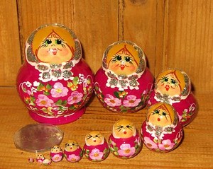tiny nesting dolls