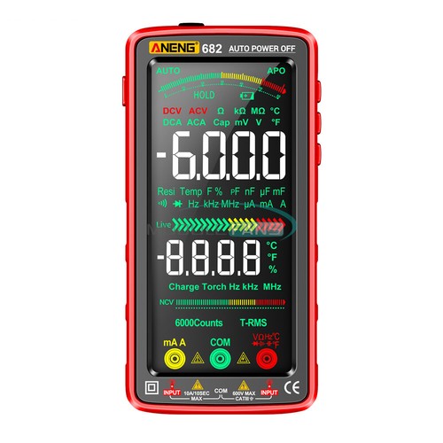 ANENG 683 682 681 Digital Multimeter AC/DC Capacitance Meter Diode Tester Tool - Picture 8 of 48