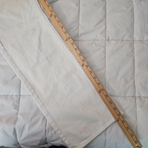 True Religion White Bobby Straight Leg Y2K Men's Jeans Size 34 Made in USA - Picture 5 of 14