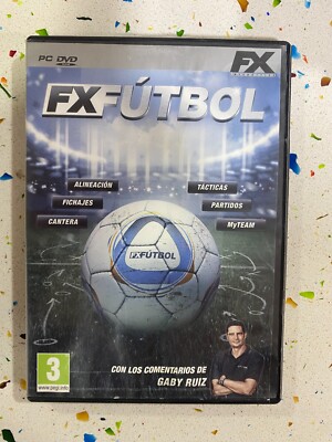 FX Fußball PC Spiel DVD Fußball Manager - Spanisch Handbuch Inklusive