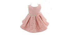 Baby girl first baptism, birthday wedding party bridesmaid embroidere dress