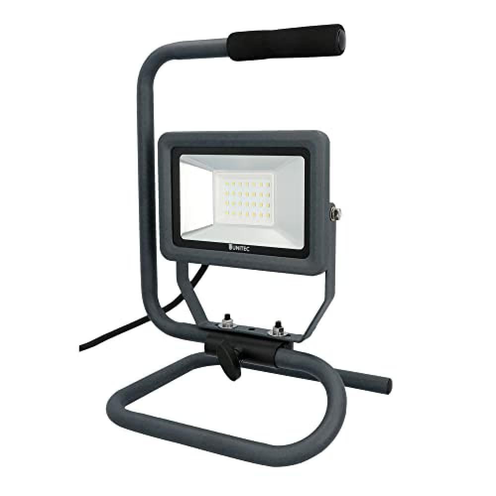 (TG. 30W 2400lm) Faretto LED con maniglia, 30 Watt, 2400 Lumen, IP65, antracite