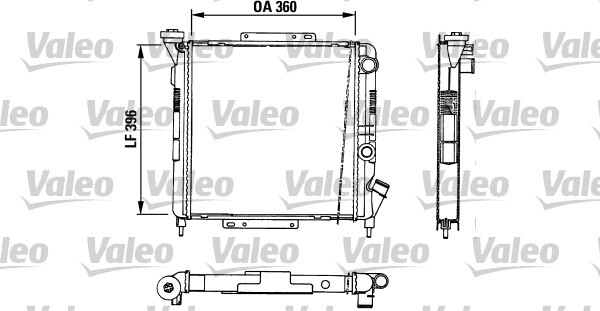 Radiateur Valeo 883729 pour remplacer un bloc de refroidissement moteur usé ou fuyard