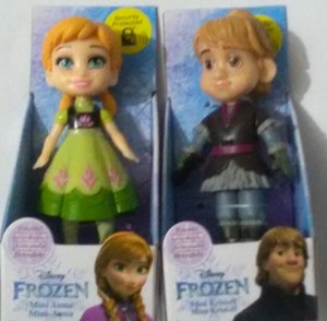 miniature frozen dolls