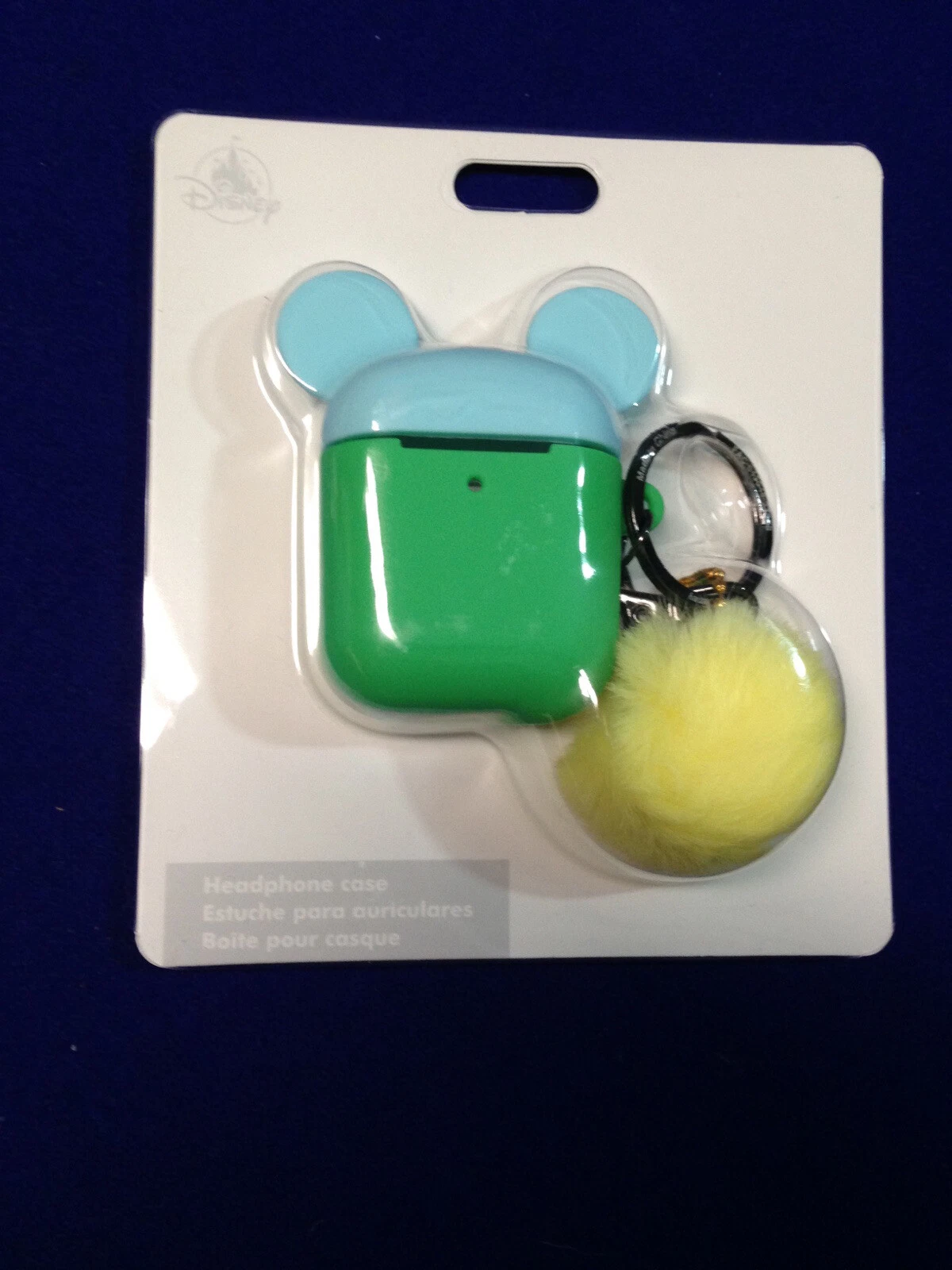 Disney Parks Mickey Mouse Color Block Airpods Wireless Headphones Case - NEW