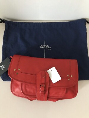 pochette Jerome Dreyfuss En Cuir De Veau Neuf