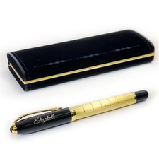 Personalised Custom Golden Design Pen + Gift Box | Design A Truly Unique Present