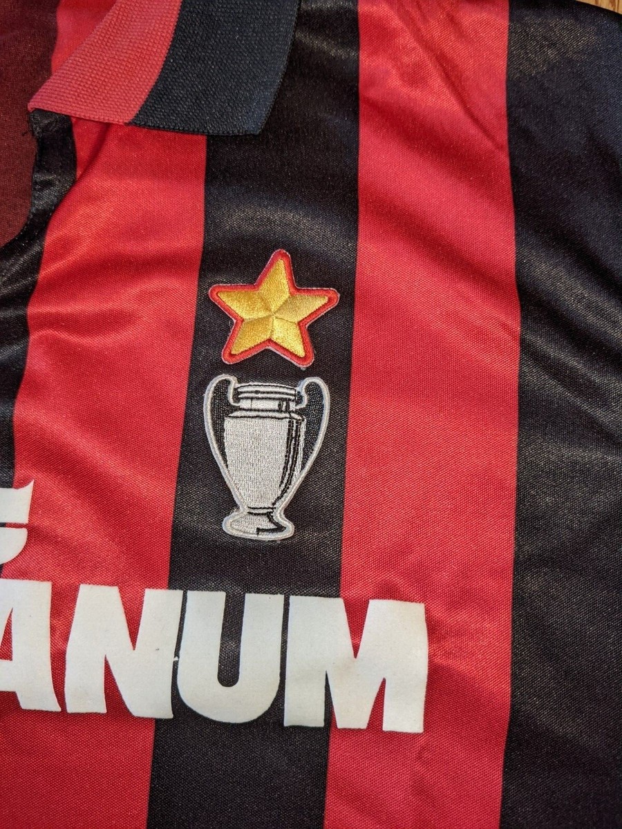 AC Milan 89/90 Official Kappa Home jersey shirt vintage