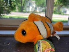 Adventure Planet Plush Pounce Pal - CLOWNFISH  - Stuffed Animal Toy
