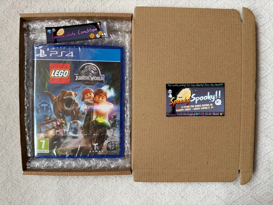 LEGO Jurassic World Sony PS4 - UK PAL New Sealed - High Quality Packing - Image 2 of 4