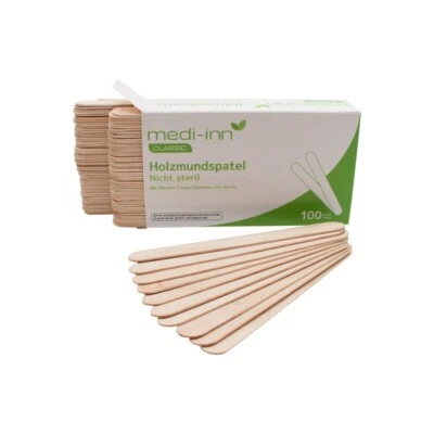 ROMED MEDICAL Medi-Inn Holzspatel Mundspatel Spatel Bastelspatel (100 Stück)