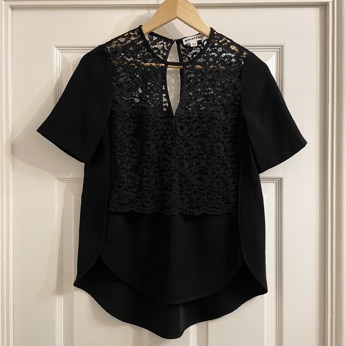 High low hotsell black blouse