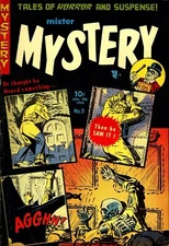 Mister Mystery 09 Comic Book Cover Art Giclee Reproduction on Canvas 