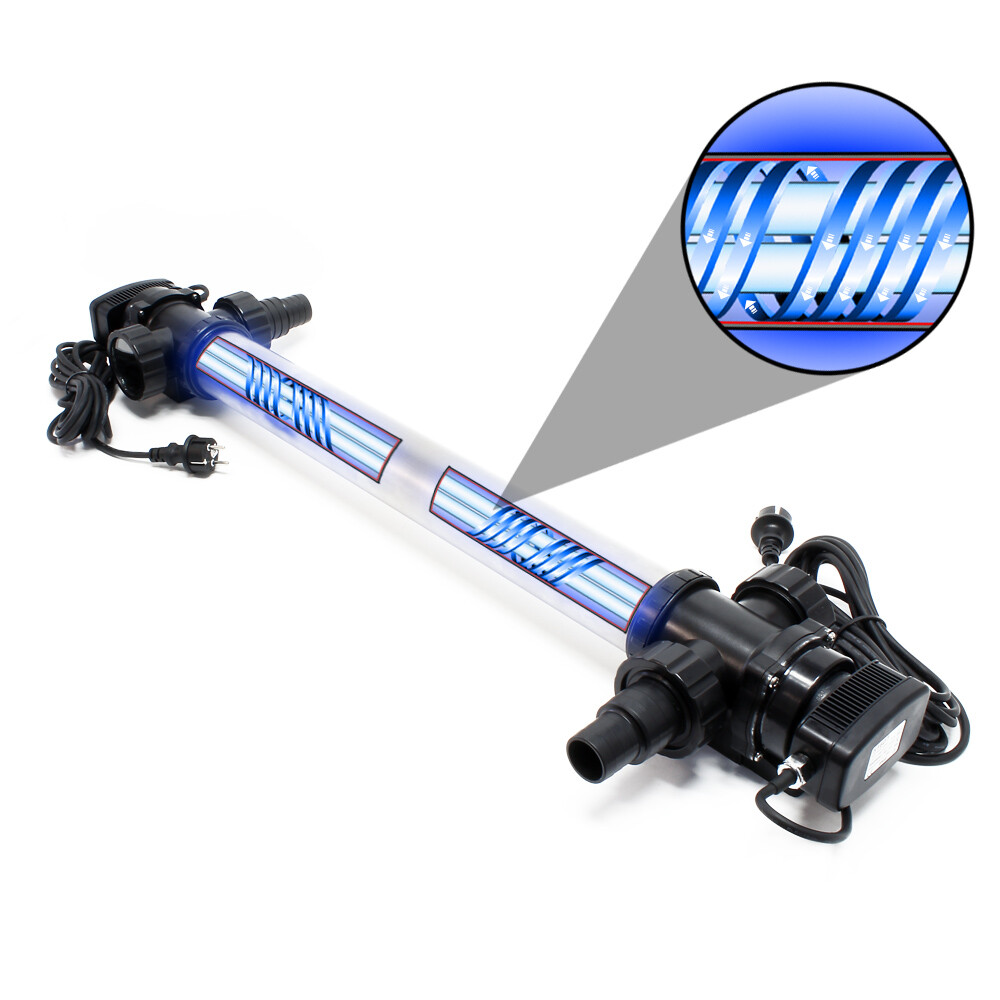 Aqua Clean SunSun CUV-7110 Chiarificatore In Acciaio Inox Per - Foto 2