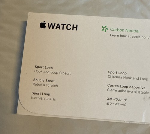 Apple Watch Band - Sport Loop (41mm) Fits 40mm 38mm - Starlight - OEM Original - Picture 2 of 3