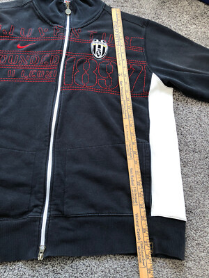 Nike Juventus FC Team 1897 Track Warm Up Jacket Black & White Mens
