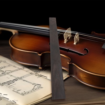  Geigenteile Musikinstrumententeil Geigengriffbrett Geigenhalsersatzteile /