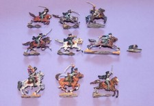Figurines étain Cavalerie Prussienne Frédéric II - 15 Soldats 30mm, Occasion