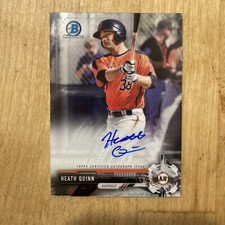 2017 Bowman Chrome Heath Quinn Prospect Auto Autograph Orioles K651