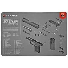 TekMat, For SIG SAUER P365 365 Pistol Mat,  11"x17", Gray