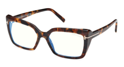 Tom Ford Brillengestell TF5991-B in Col 052 Dark Havana mit Etui & Tuch 55mm