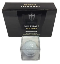 12 ALL NEW GOLF BALL GOLFBALL DISPLAY CASE CUBE HOLDERS MAX PRO