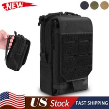 Tactical Molle Pouch Utility Tools EDC Belt Bag Cell phone Pouch Mens Waist Pack