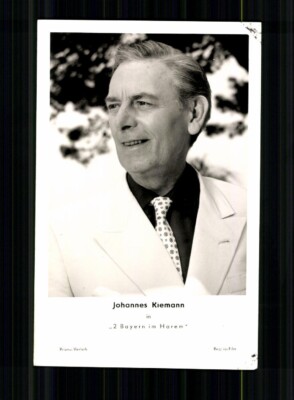 Johannes Riemann 2 Bayern im Harem Autogrammkarte Original Signiert # BC 221354