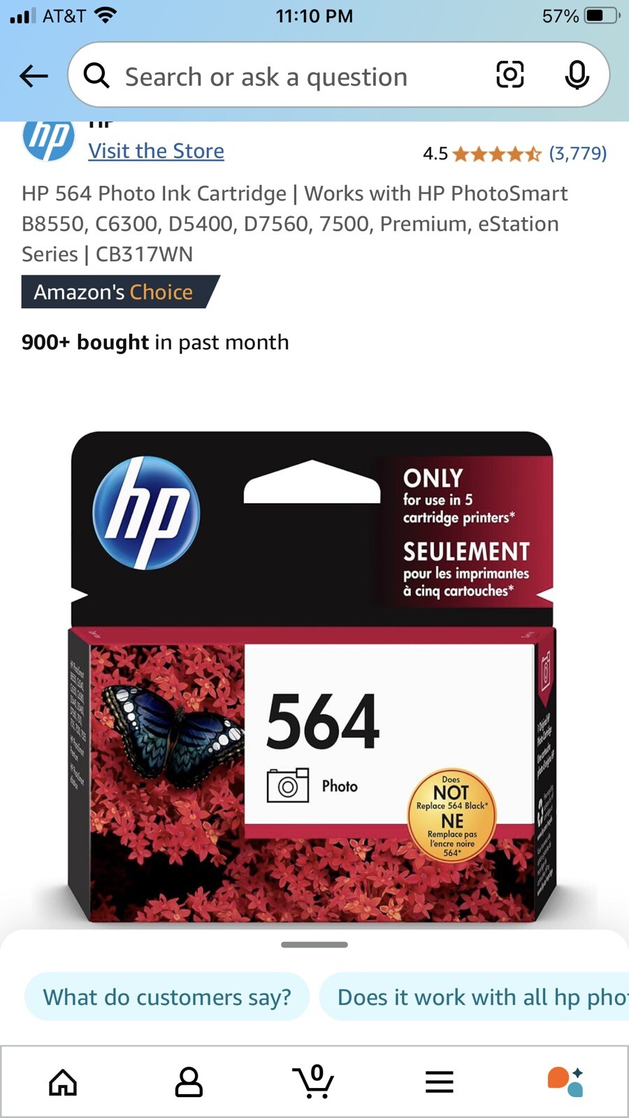 HP 564 Photo Printer Ink Cartridge 3-Pack High Yield-image