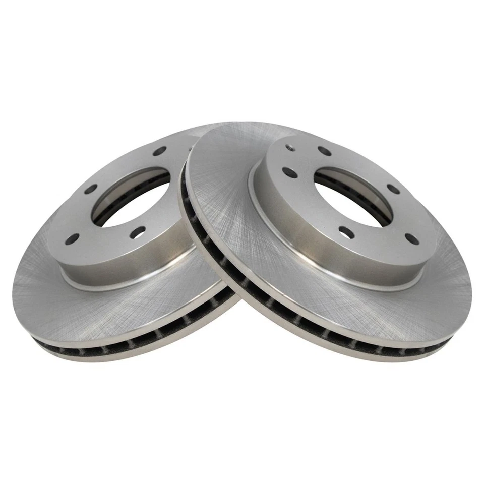 Juego de 2 pares de rotores de freno delanteros izquierdo y derecho TRQ para Mazda 626 Ford Probe Foto 2 de 3